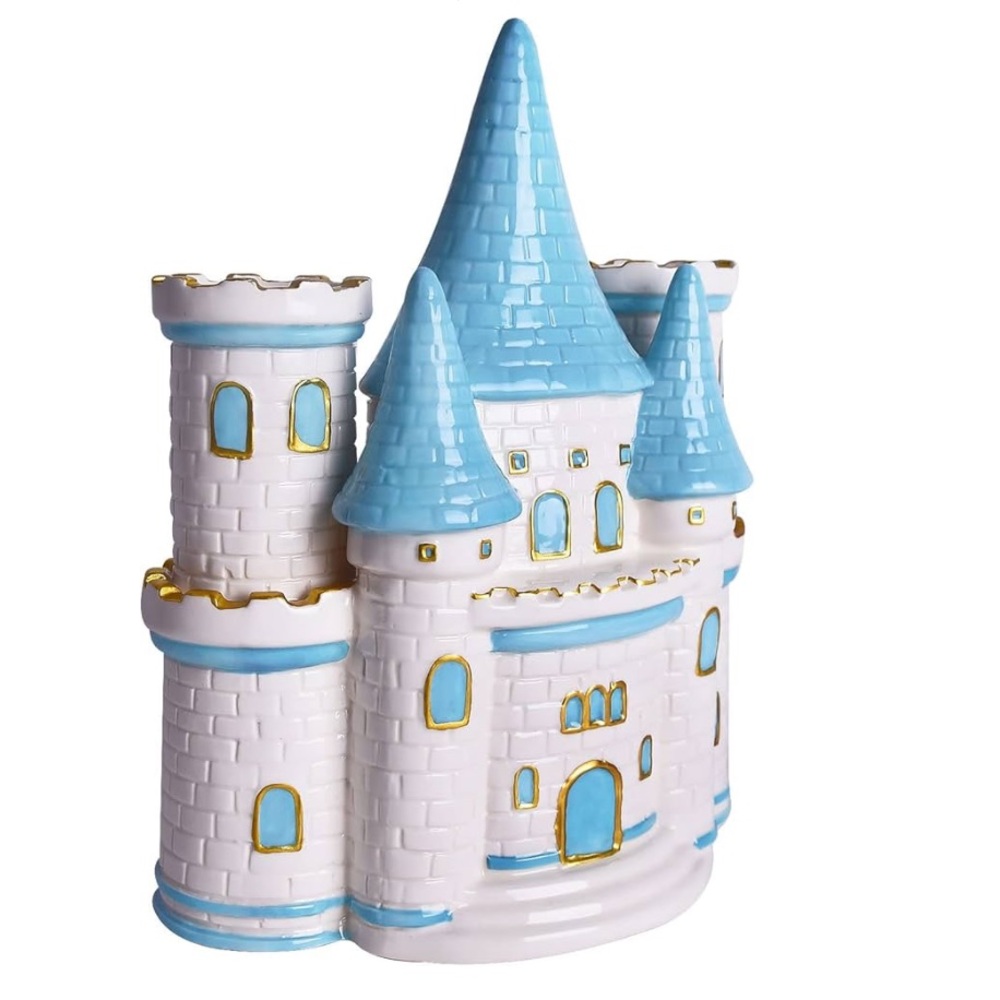Large Piggy Bank Ceramic Princess Castle - Picture 2 of 8